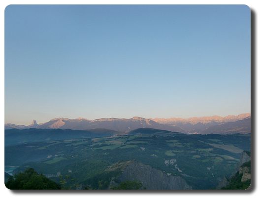 die Alpen im Morgenlicht